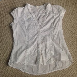 White American Eagle Button Down