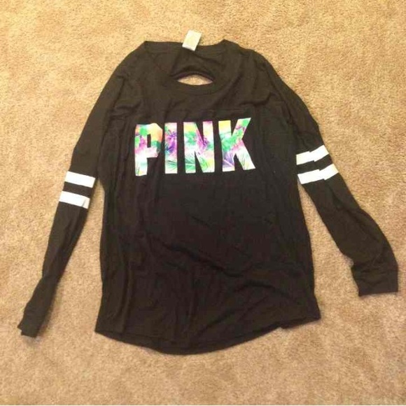 ❌❌SOLD❌❌  VS PINK Open Back Crew💕 - Picture 3 of 3