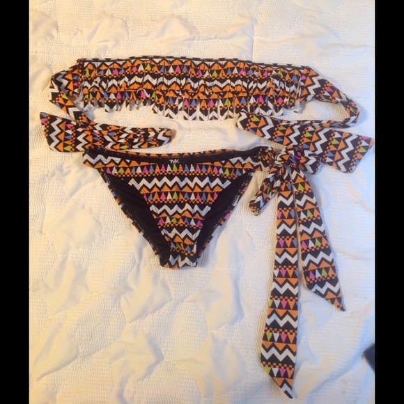 Tribal print bikini