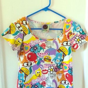 Limited edition Nasty Gal x Lazy Oaf bodycon dress