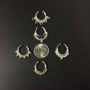 Septum ring (no piercing necessary) price each