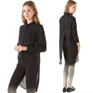 HP✨Cheap Monday 'Howin' Split Back Blouse