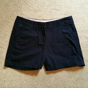 NWOT J. Crew 4" Navy Chino Shorts