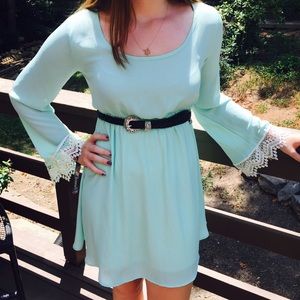 Mint & Lace Bohemian Dress