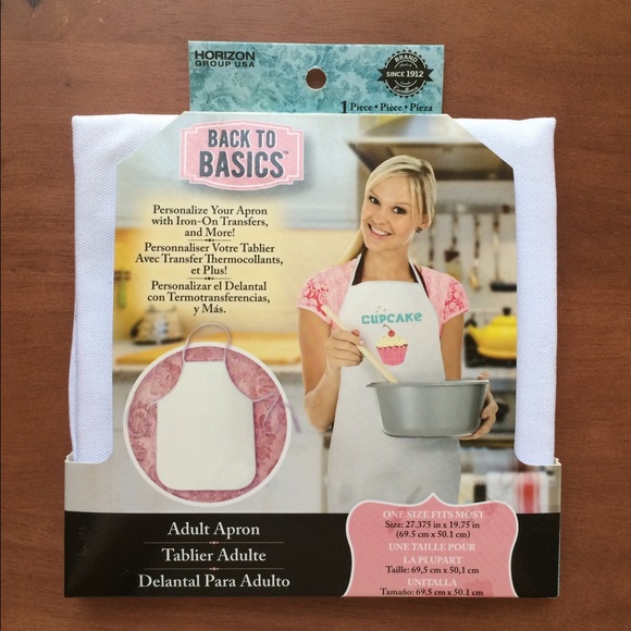 White Adult Apron