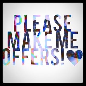 All prices are negotiable! Please make me offers.