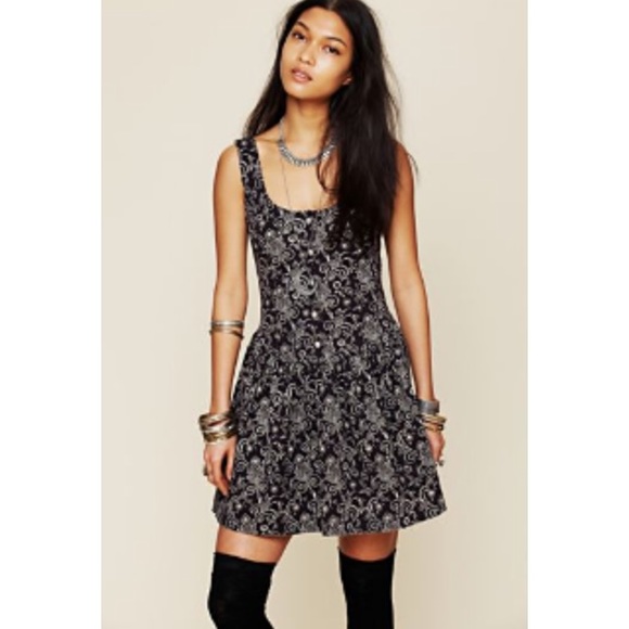 Free people short printed dress - Picture 2 of 5