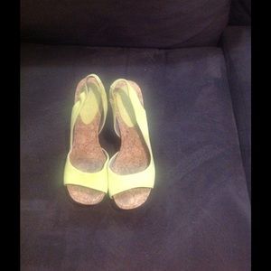 Chartreuse Green Wedges
