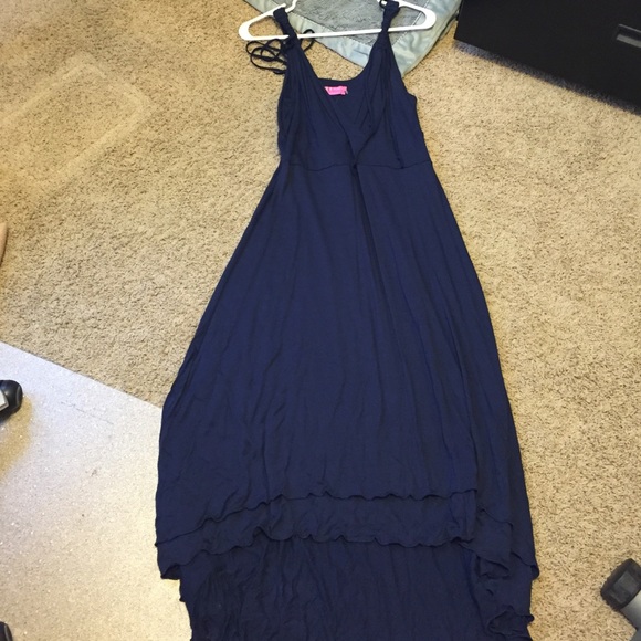 BCBG navy dress - L