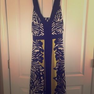 Black/white high/low dress from INC.