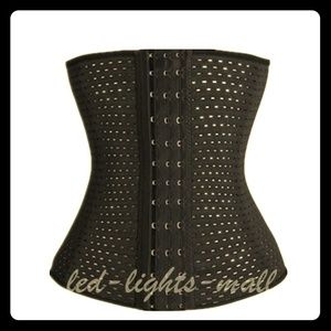 Sale!! Black waist trainer steel bonded