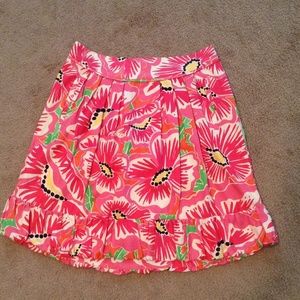 Lilly Pulitzer Floral Skirt