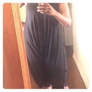 Black Harem romper/jumper