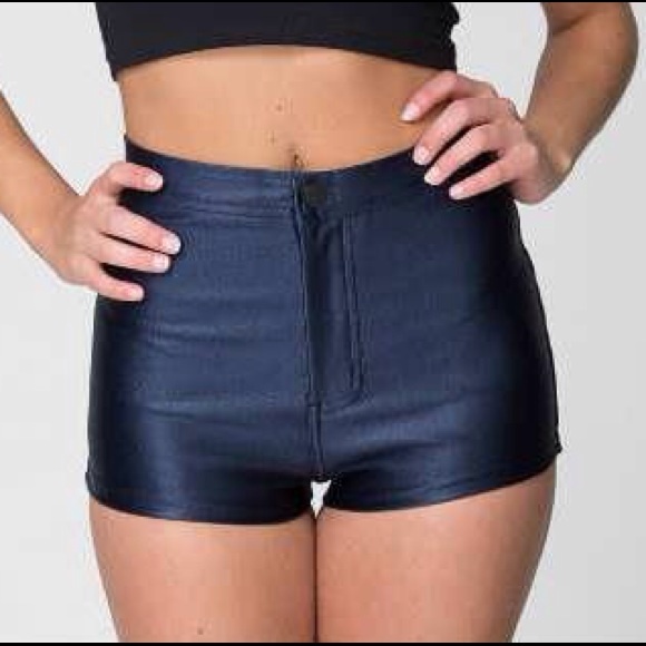 American Apparel Navy Disco Short