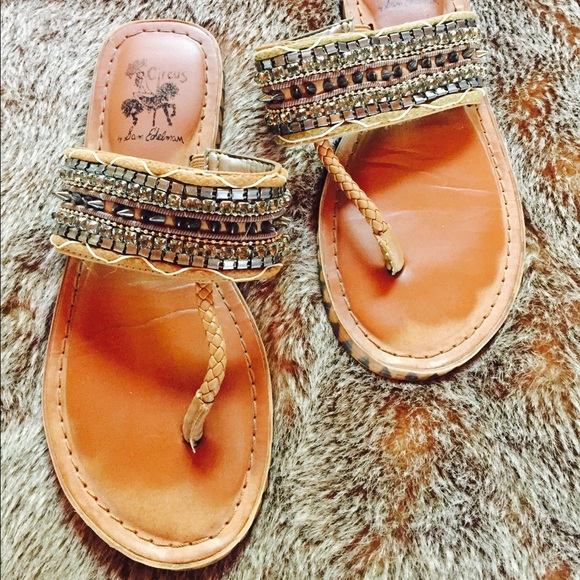 Sparkly sandals by Sam Edelman. Worn once.