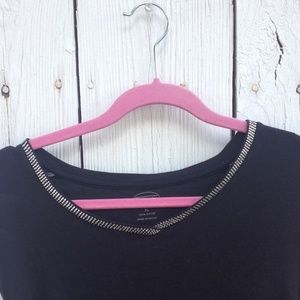 Talbots Rhinestone Neckline