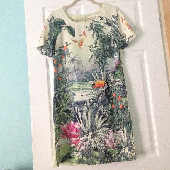 h&M conscious collection tropical dress