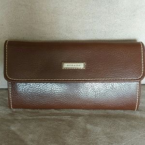 Brown leather wallet