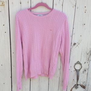 Izod cable knit sweater
