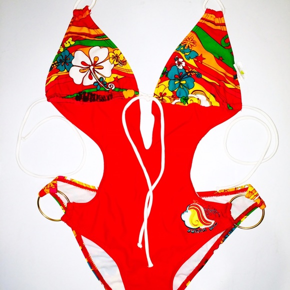 🔆Monokini summer lovers Sz.Small NWOT - Picture 2 of 3