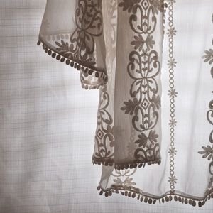 Tops - Cream Sheer Kimono Tops - Cream Sheer Kimono