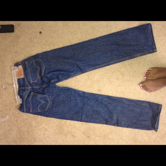 Mens Levi's 501 Straight Leg Jeans