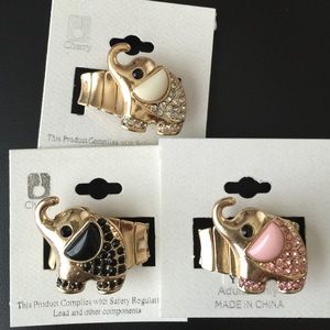 Bundles 3 Lucky charms elephant rings