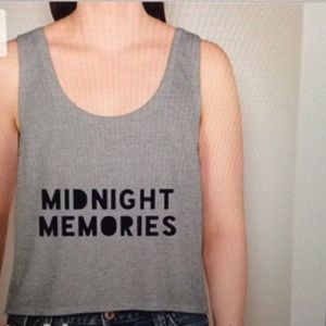 Midnight memories crop top