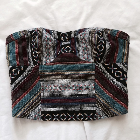 Urban Outfitters Tops - Multicolored Tribal Print Bustier Urban Outfitters Tops - Multicolored Tribal Print Bustier