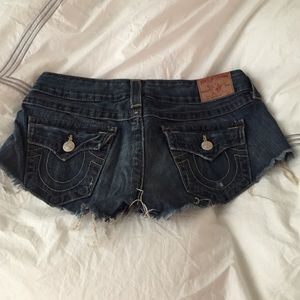 True Religion Joey Cut-off shorts