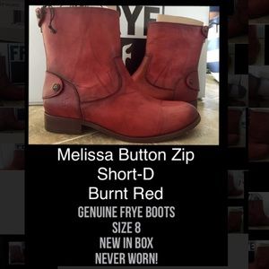 SOLD Frye Melissa Button Zip Short-D