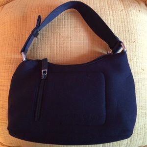 Mini Mui Mui Black Nylon Shoulder Bag