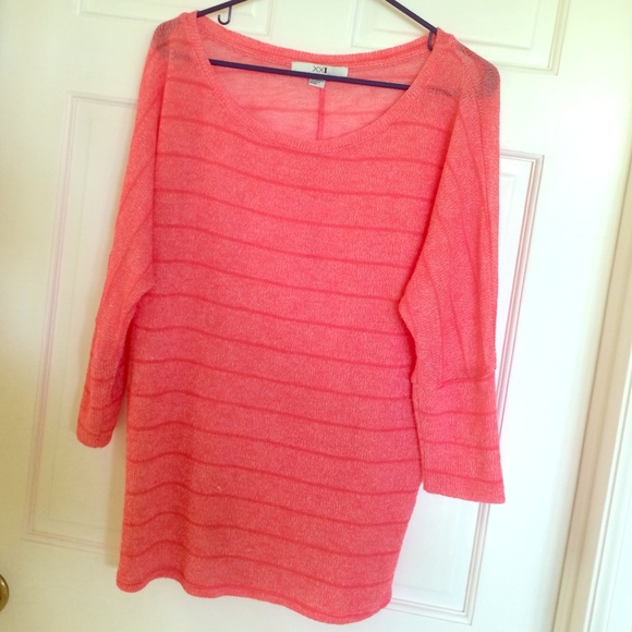 Striped pink sweater