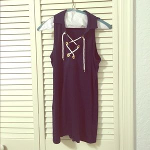 Lilly Pulitzer nautical collared tank