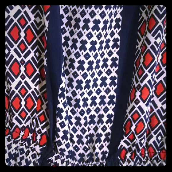 Red White and Blue Romper