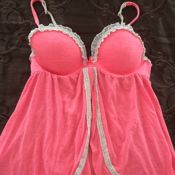 Victoria's Secret neon babydoll lingerie