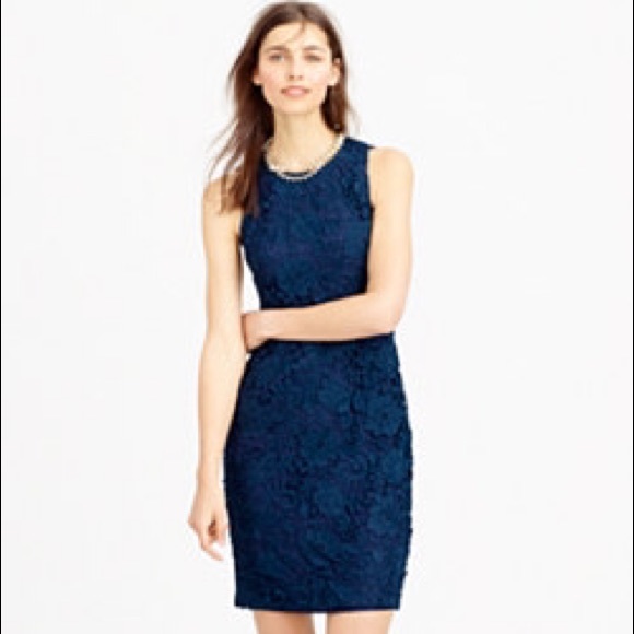J. Crew Dresses & Skirts - J.Crew sleeveless floral lace sheath dress