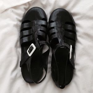 American Apparel Shoes - Black Jelly Sandals. American Apparel Shoes - Black Jelly Sandals.