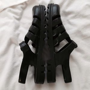 American Apparel Shoes - Black Jelly Sandals. American Apparel Shoes - Black Jelly Sandals.