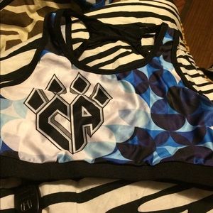 cheer athletics sports bra