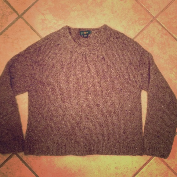 Gray wool sweatshirt