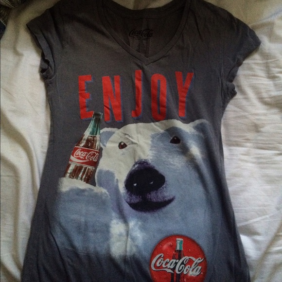 Coca cola v-neck.