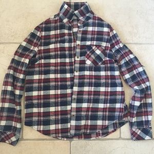 Red Blue And White Flannel