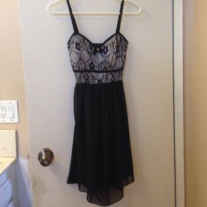 Slight Open-Back Lace Dress