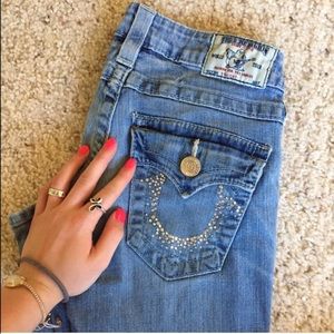 2 pair of true religion jeans