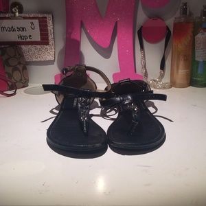 Black sandals