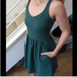 Cynthia Rowley racerback flare dress