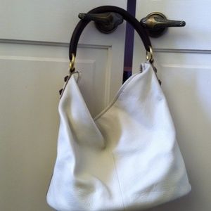 J.Crew horn handle hobo