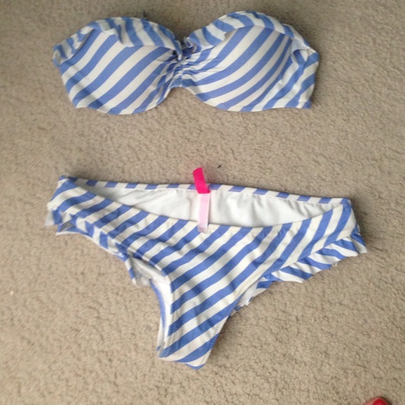 Victoria's Secret pinstripe bikini