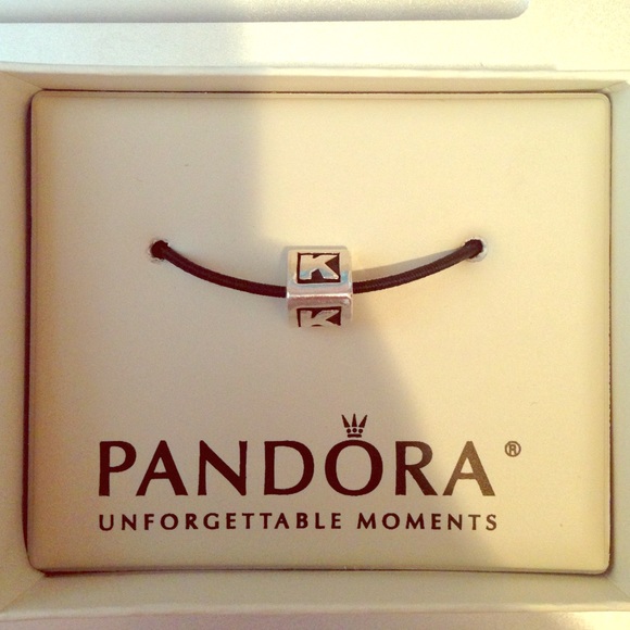Letter K pandora charm